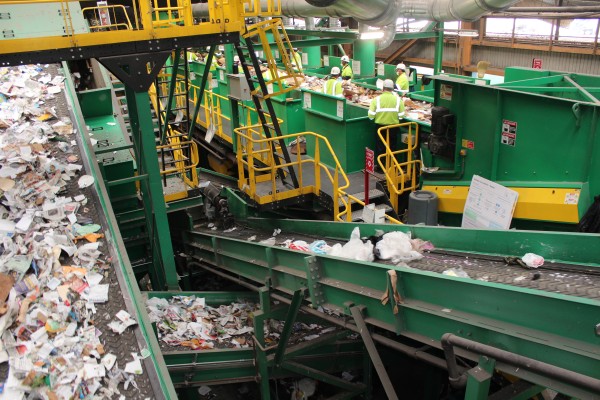 Pier 96 recycling facility